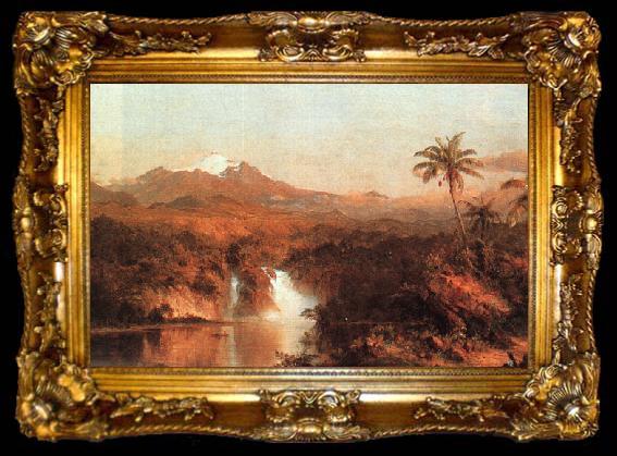 framed  Frederick Edwin Church Cotapaxi, ta009-2